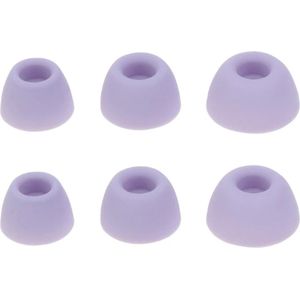 Ibley Siliconen oortips voor Samsung Galaxy Buds 2 Pro paars - Siliconen Earplug - S/M/L formaat - 3 paar - 3 maten