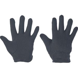 Cerva BUSTARD BLACK handschoen PVC dots 01050001 - 12 stuks - Zwart - 8