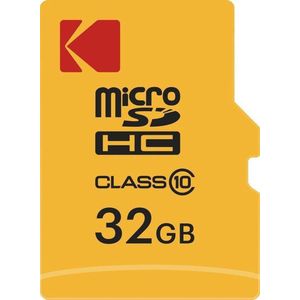 Kodak MicroSDHC Geheugenkaart 32GB - Class 10 - Inclusief SD Adapter