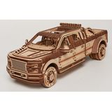 WoodTrick - Modelbouw 3D houten puzzels - Full-size pick up truck (WDTK086) - 706 stuks - Geen lijm noch verf nodig