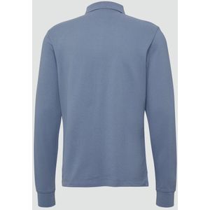 s.Oliver - Shirt - Lichtblauw - Lange Mouw - Polokraag