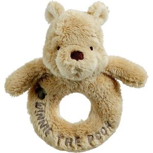 Disney Pluche Rammelaar Classic Winnie the Pooh 14 cm