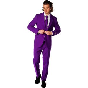 OppoSuits Purple Prince - Mannen Kostuum - Paars - Feest - Maat 62