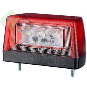 Kentekenverlichting - Nummerplaat lamp - Ledverlichting 12/24 Volt - Horpol