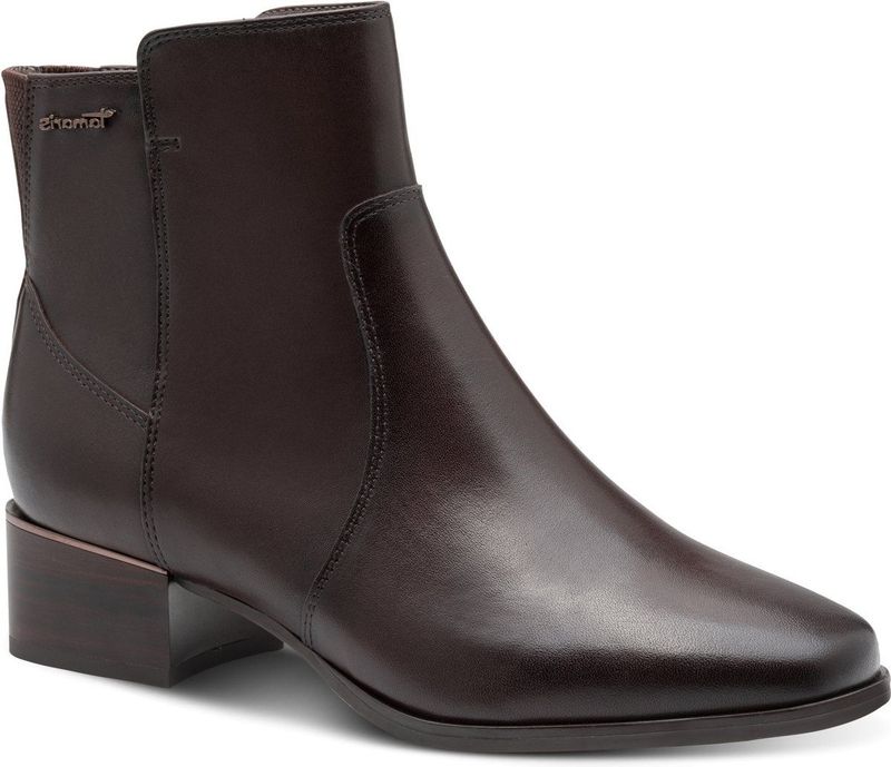 TAMARIS - Comfort Boot Heel - Enkellaarzen - Espresso - 36 EU