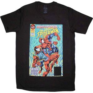 Marvel Spider-Man - War Of The Spider-Men Comic Cover Heren T-shirt - S - Zwart