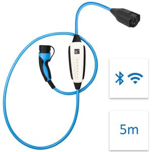 NRGkick - laadkabel - 5m - WiFi - Bluetooth - puur - slimme adapters afzonderlijk verkrijgbaar