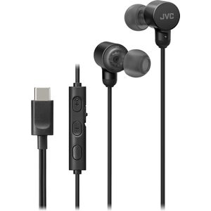 JVC HA-FR29UC-B - In-Ear USB-C Oordopjes + Remote - Zwart
