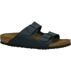 Birkenstock - Arizona - Slippers - Blauw - Kurken Voetbed - Leer