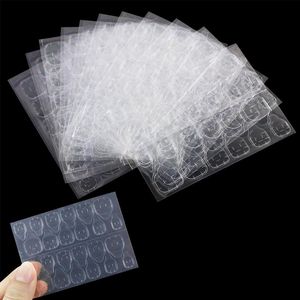 OUYLAF Dubbelzijdige Nagelstickers - Plaknagels - Press on Nails - Nepnagels - Nagelstickers - Kunstnagels - 20 vellen - 480 stuks - nagellijm voor nepnagels - Makkelijk