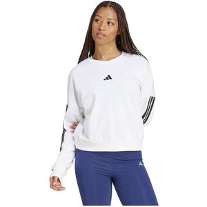 Adidas - 3-Stripes French Terry Crew Neck Sweatshirt - Wit - Katoen