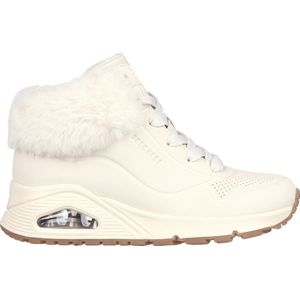 Skechers Uno Sneakers Hoog - beige - Maat 38