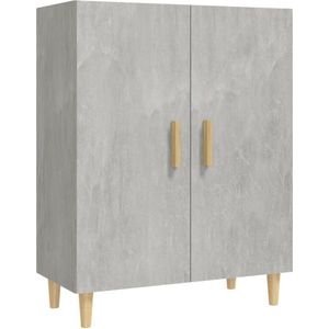 vidaXL - Dressoirx34x90 - cm - bewerkt - hout - betongrijs