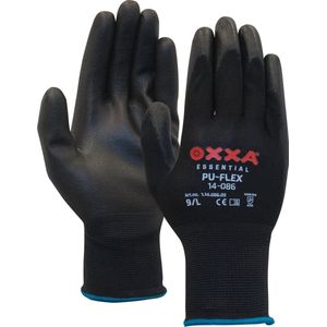 M-Safe Handschoen PU Flex Zwart maat 8/m - Set à 12 paar