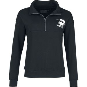 Peanuts Lucy - Nice try! - Trui met rits Dames Sweatshirts - zwart - L
