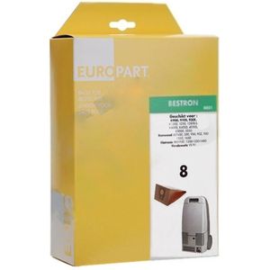 Europart BE01 stofzuigerzakken geschikt voor Bestron K900 910S 930E - 5 stuks