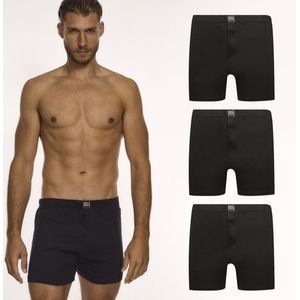 Gino Santi Klassieke boxer 3-pack Zwart | Maat 4XL