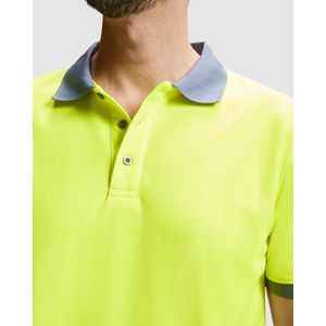 Roly Poloshirt Atrio Shortsleeve RY9318 - Lead 23/Fluor Yellow 221 - M