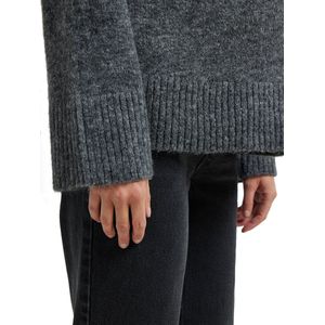Vertbaudet - Zwangerschapstrui - Antraciet - Ronde Hals - Jersey Breisel