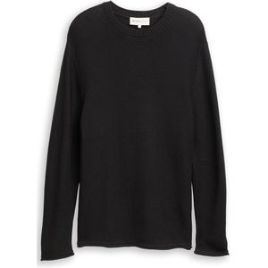 TOM TAILOR DENIM - Trui - Grijs - Knitwear - Lange Mouw