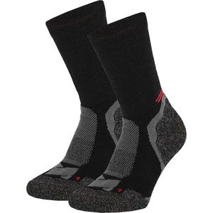 Xtreme Hiking Sokken Wol - Wandelsokken Merinowol - 2 paar - Multi Black - Maat 45/47