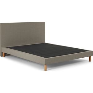 Beddenreus Basic Bed Ease met hoofdbord - 180 x 200 cm - olijfgroen