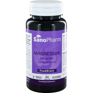 SanoPharm FoodState Magnesium 100 Mg - 60 Tabletten