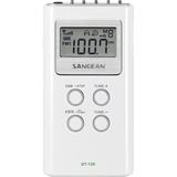 Sangean - DT-120 - Zakradio - Wit - AM/FM - Compact