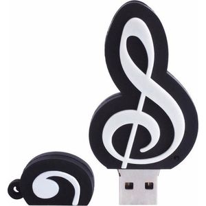 Bladmuziek usb stick 128GB 3.0, muzieksleutel usb stick