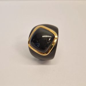damesring - keramiek - Orotech - AK 3/147 - maansteen - roségoud - 18 karaat - sale juwelier Verlinden St. Hubert van €785,= voor €495,=
