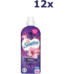 Soupline - Wasverzachter - 12x 950 ml - Relax - Magnolia & Lavendel