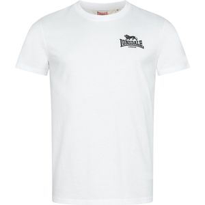 Lonsdale - Blairmore - T-shirt - Zwart/Wit - Normale Passform - Doppelpack