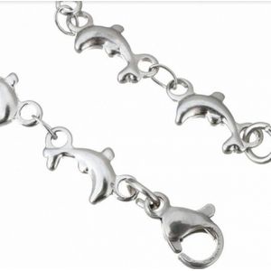 Dolfijn enkelbandje- 19 -23cm - Charme Bijoux