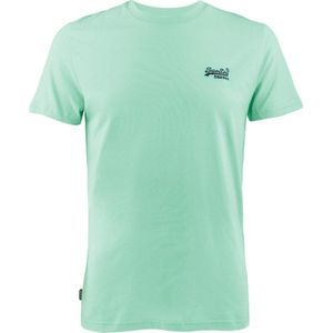 Superdry Organic Cotton Essential Logo T-Shirt Light Mint Green Marl