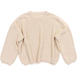 Uwaiah oversize knit sweater - Vanilla - Trui voor kinderen - 98/3Y