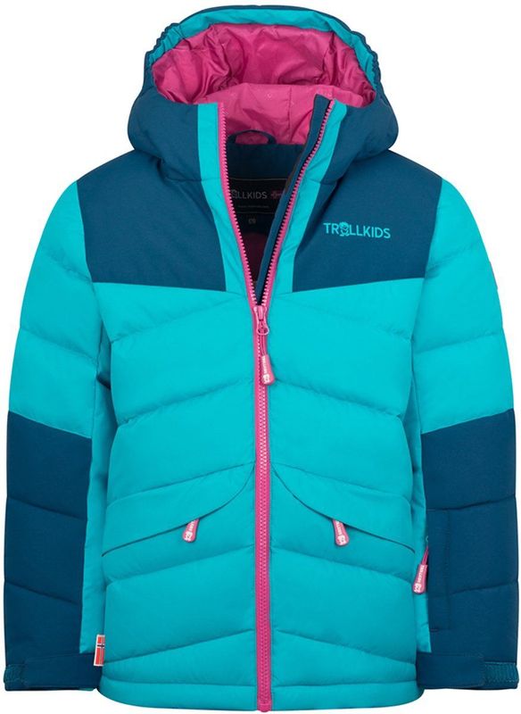 Trollkids Girls Narvik Jacket Pro Synthetisch jack (Kinderen |turkoois |waterdicht)