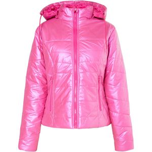 MYMO - Gewatteerde Jas - Pink - Losse Pasvorm - Warm Gevoerd