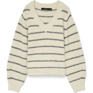 Vero Moda - Vmawesome Shine - Pullover - Ecru - Dessin