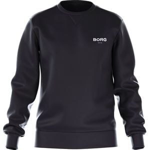 Björn Borg BB Logo Leisure - Sweater- Trui- Top - Heren - Maat S- zwart