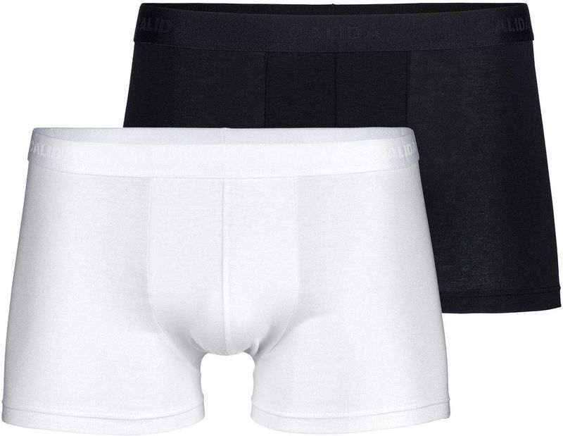 CALIDA - Evolution - Boxershorts - Zwart/Wit - 2 Pack
