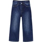 Vertbaudet - Wijde Jeans - Medium Lichaamsbouw - Denim - 100% Katoen