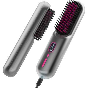 Solacis Draadloze stijlborstel - Stijlborstel - Elektrische haarborstel - Draadloze fohn - Draadloze haarborstel - Must have voor uw haar!