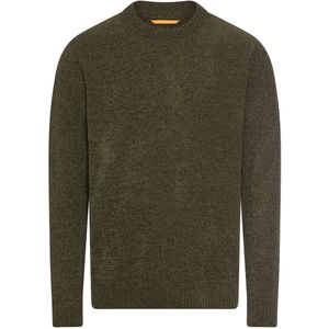 camel active - Trui met Ronde Hals - Bosgroen - Gebreide Truien