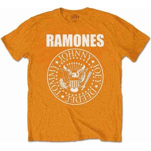 Ramones - Presidential Seal Kinder T-shirt - Kids tm 8 jaar - Oranje