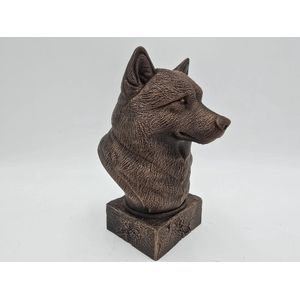 Alaskaanse Malamute Hond Buste - Krachtig Kunstbeeld - Interieur Decoratie