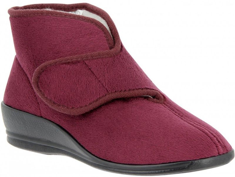 Varomed - Huisschoen Bella - Bordeauxrood - Pantoffels
