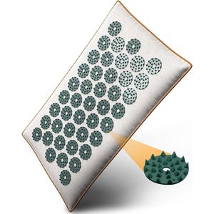 Spijkermat - Ontspannend en Therapeutisch - Voor Rug, Nek en Schouders - Stimuleert Bloedsomloop en Verlicht Spanning - Wellness en Zelfzorg Thuis - Comfortabel en Effectief Design