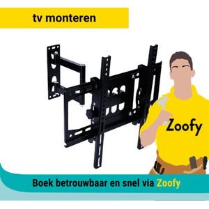 TV laten ophangen - Door Zoofy in samenwerking met bol.com - Installatie-afspraak gepland binnen 1 werkdag