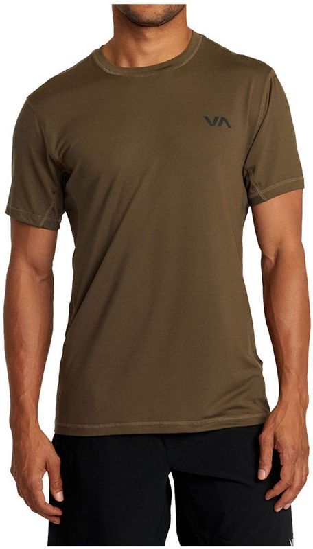 Rvca Sport Vent T-shirt Met Korte Mouwen Bruin XL Man
