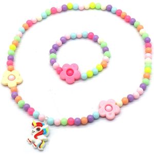 Ketting en Armband voor Kinderen - Set Sieraden - Eenhoorn